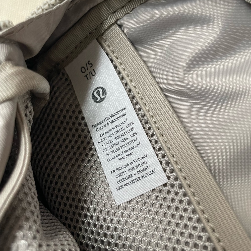 *LONG STRAP* Lululemon Everywhere Belt Bag Large 2L - Raw Linen - Picture 11 of 14